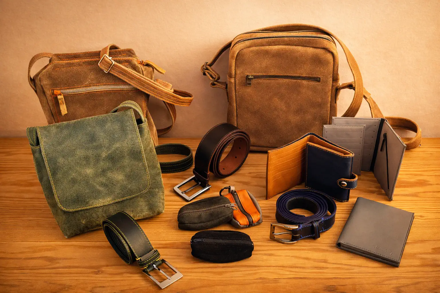 Maroquinerie artisanale et accessoires en cuir pour homme. Créations uniques, fabriquées en Vendée, en France. Sac ordinateur, sacoche, porte-feuille, ...